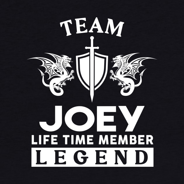Joey Name T Shirt - Joey Life Time Member Legend Gift Item Tee by unendurableslemp118